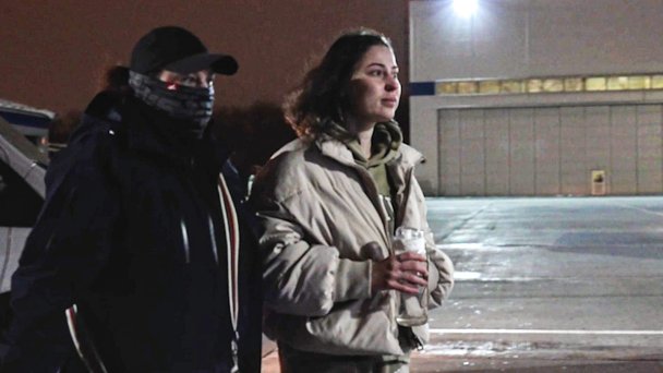 Ксения Карелина во время ее обмена на гражданина России Артура Петрова. (Фото ЦОС ФСБ РФ / ТАСС)