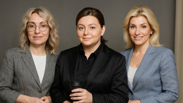 Яна Грецова, Алина Назарова и Елена Иванова (Фото DR)