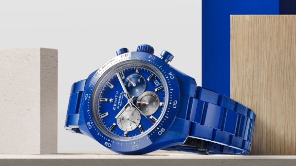 Zenith Blue Ceramic Chronograph Trilogy — 160th Anniversary Edition