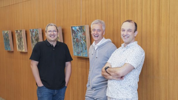 Раффи Монтемайор, Павел Федоров и Георгий Чесаков (Фото DR)