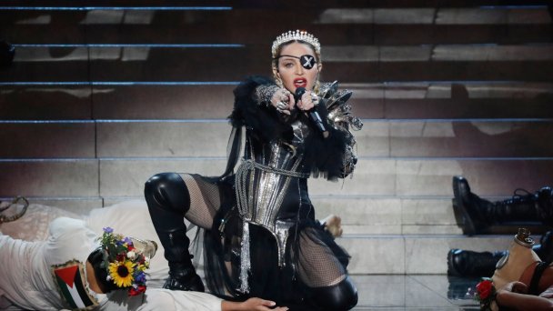 Мадонна во время выступления в 2019 году (Фото Getty Images)