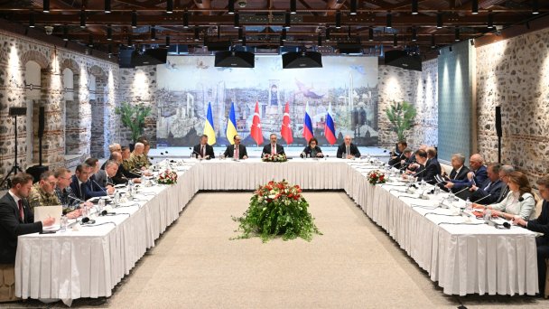 Переговоры России и Украины в Стамбуле (Фото Рамиля Ситдикова / POOL / ТАСС)