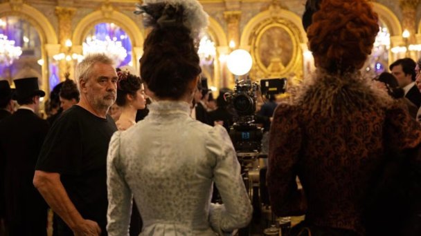 Люк Бессон во время съемок фильма «Дракула» (Фото DR)