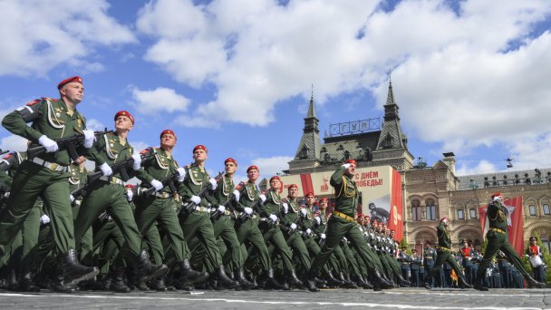 Парад, посвященный 80-летию Победы, в Москве. (Фото Evgeny Biyatov / AP / TASS)