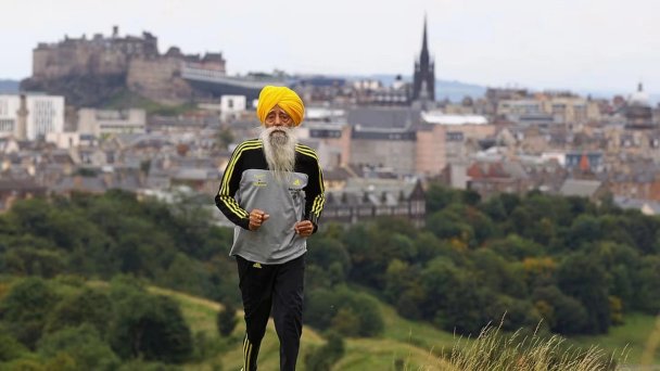 Фауджа Сингх (Фото Getty Images)
