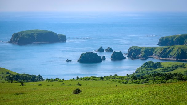 Россия. Сахалинская область. Вид на остров Шикотан. (Фото Юрия Смитюка / ТАСС)