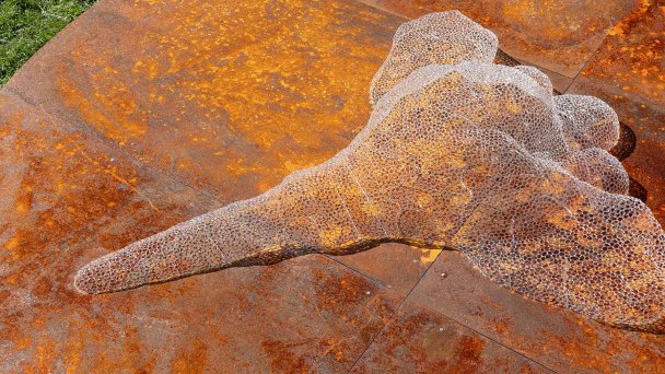 Инсталляция «Купающийся слон» в Царском селе (Фото DR)