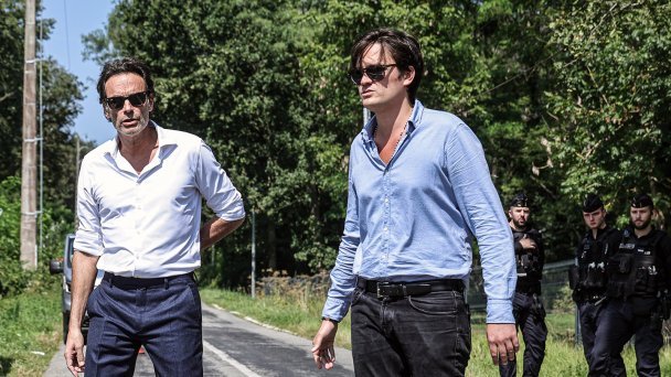 Сыновья Алена Делона Энтони Делон и Ален-Фабьен Делон (Фото EPA / TASS)