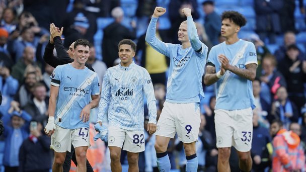 Игроки «Манчестер Сити» (Фото Dave Thompson / AP Photo)