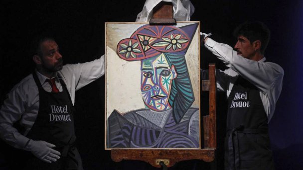  «Бюст женщины в цветочной шляпе (Дора Маар)»  (Фото Stephane de Sakutin / AFP) 