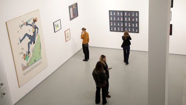 Выставка «Фундаментальный лексикон. Современное искусство из собрания Фонда Синара» в МАММ (Фото Артура Новосильцева / Агентство «Москва»)