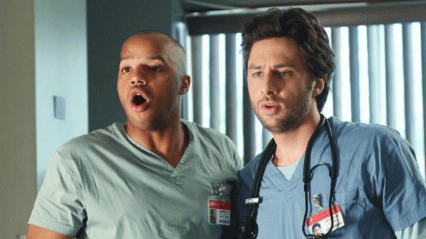 Кадр из сериала «Клиника» 