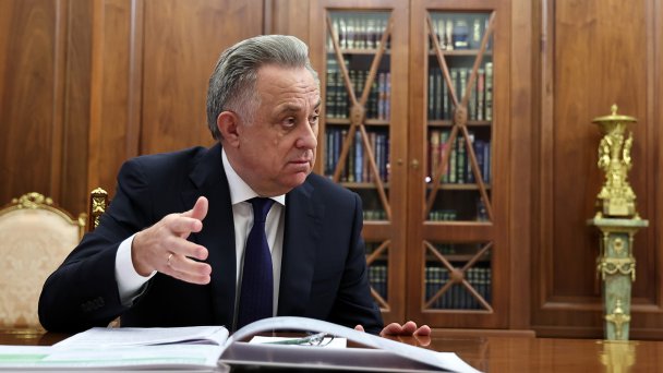 Виталий Мутко во время встречи с Владимиром Путиным (Фото Александра Казакова / Пресс-служба президента РФ / ТАСС)