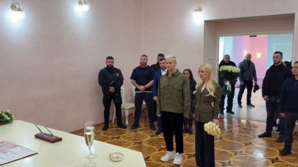 Певец Shaman и глава Лиги безопасного интернета Екатерина Мизулина (Фото DR)