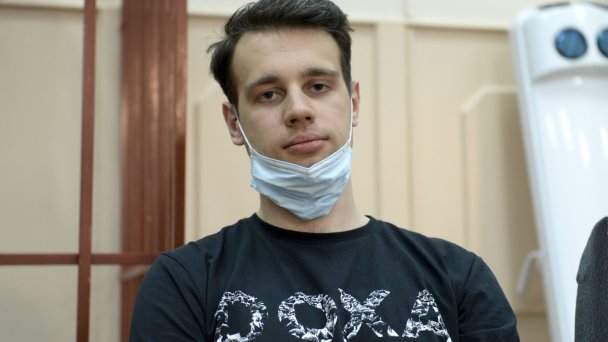 Бывший редактор DOXA Владимир Метелкин (AP Photo/Denis Kaminev)