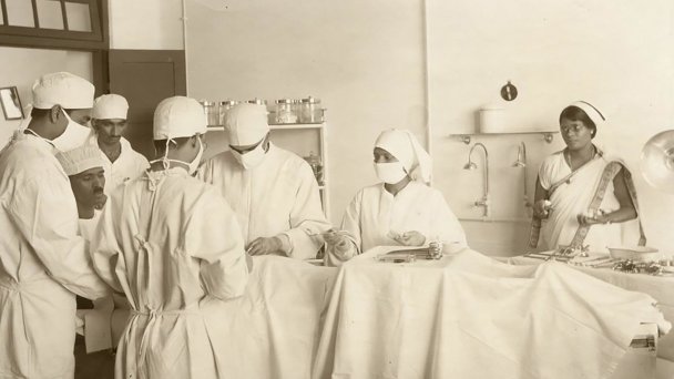 Операционная в Индии, 1930-е годы (Фото Flickr)