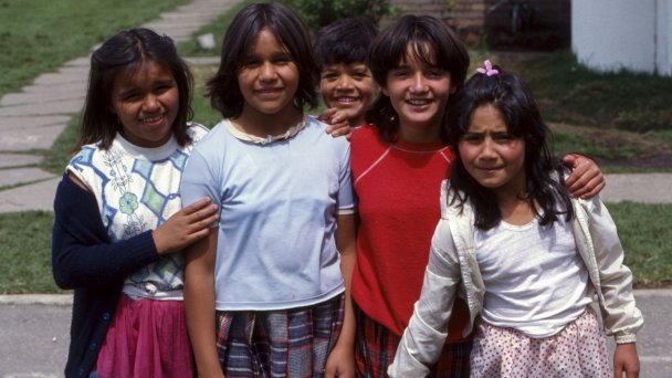 Дети Боготы в 1988 году (Фото Chip HIRES / Gamma-Rapho via Getty Images)