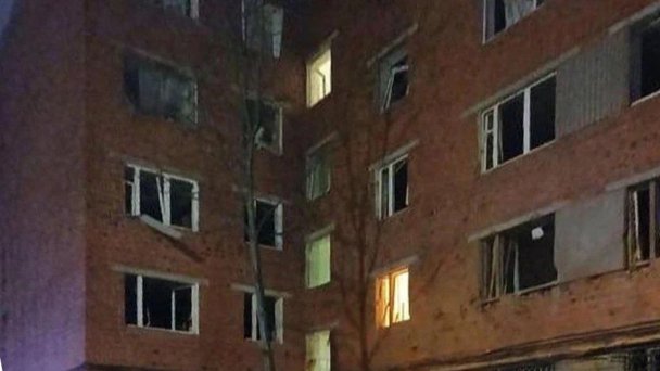 Последствия удара по жилому дому (Фото ФГБУ «НМХЦ им. Н. И. Пирогова» Минздрава России)