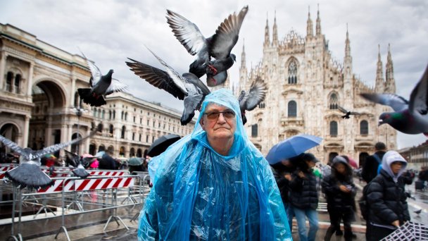 Фотограф Мартин Парр в Милане (Фото Getty Images)