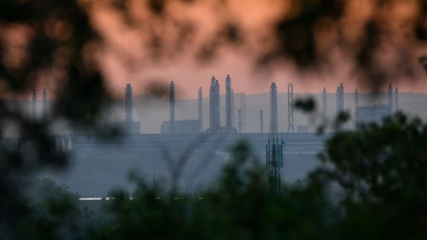 Вид на Красноярский алюминиевый завод компании «Русал» (Фото Александра Манзюка / ТАСС)