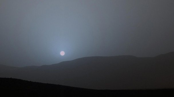 Закат на Марсе (Фото: JPL-Caltech / NASA)