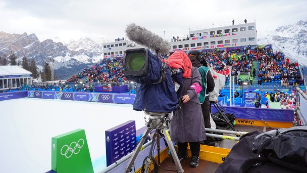 Телевизионная камера в зоне финиша (Фото Michael Kappeler / DPA / Getty Images)