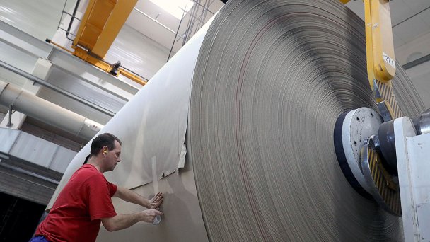 Производство бумаги и картона из вторичного сырья (Фото Oliver Berg / dpa)