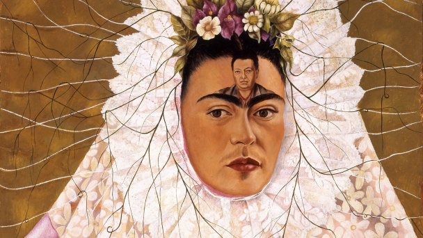 Diego on My Mind, 1943, by Frida Kahlo (Фрагмент)