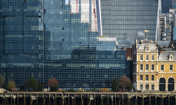 Центр Лондона с современными зданиями и небоскребами (Фото Matthew Williams-Ellis/Education/ТАСС)