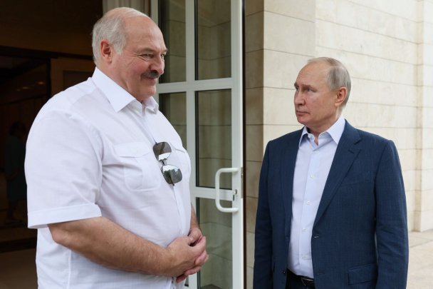 Владимир Путин и Александр Лукашенко в Сочи (Фото Гавриила Григорова / Пресс-служба президента РФ / ТАСС)