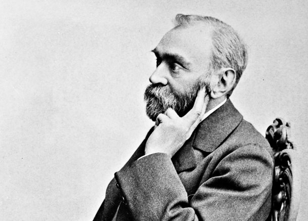 Альфред Нобель. Фото: Gösta Florman, Wikimedia Commons