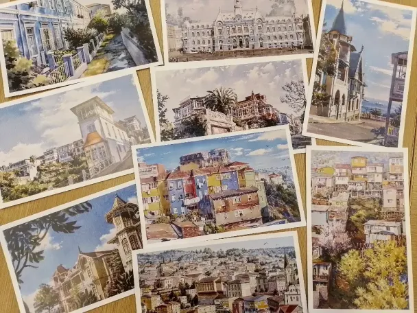Вальпараисо — город с открытки