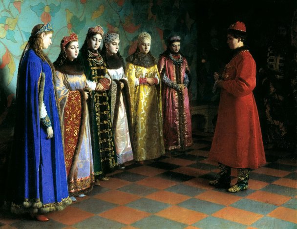 Григорий Седов «Выбор невесты царем Алексеем Михайловичем» (1882)