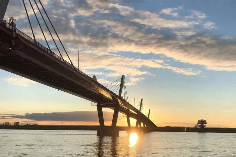 Мост в китайский Хэйхэ Мост в китайский Хэйхэ