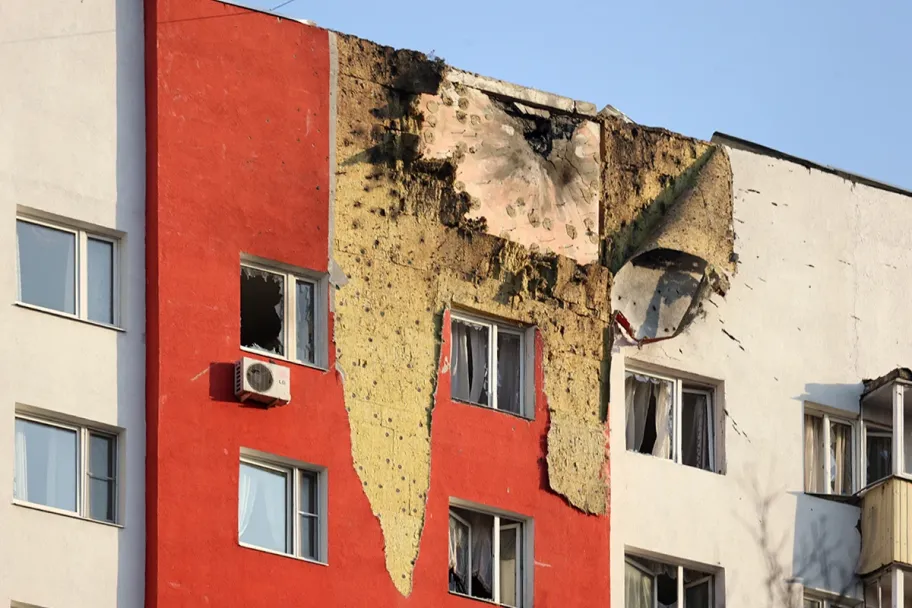 Фотогалерея «Последствия массированной атаки беспилотников в Москве и Подмосковье»