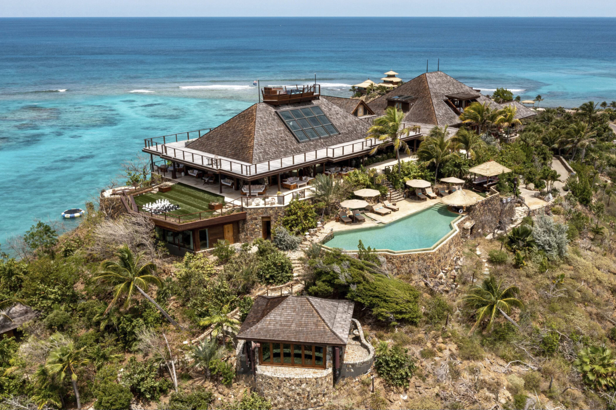 Курорт Ричарда Брэнсона Necker Island, Британские Виргинские острова