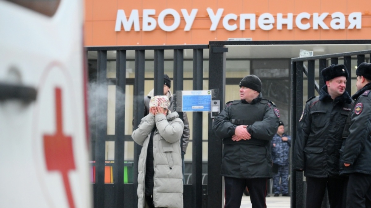 Нападение с ножом в школе: первые кадры из Одинцова