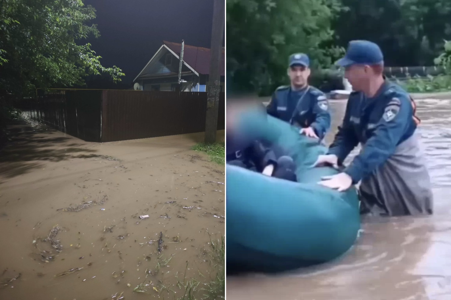 Паводок в городе Глазове (Удмуртия)