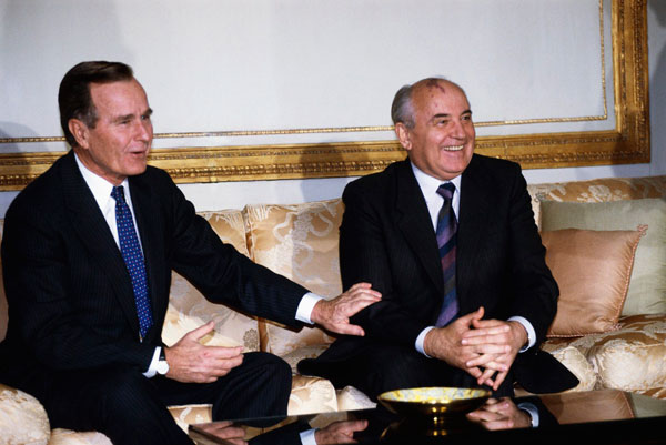 Джордж Буш–старший и Михаил Горбачев. Самый теплый период в истории холодной войны