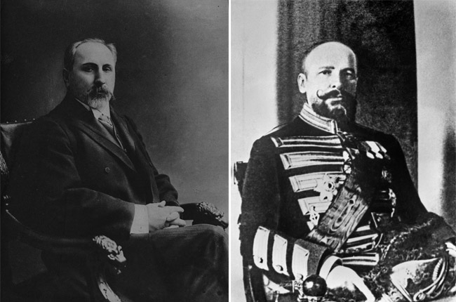 Столыпин (справа) и Кривошеин заселили Сибирь крестьянами, но не успели внести частную собственность
