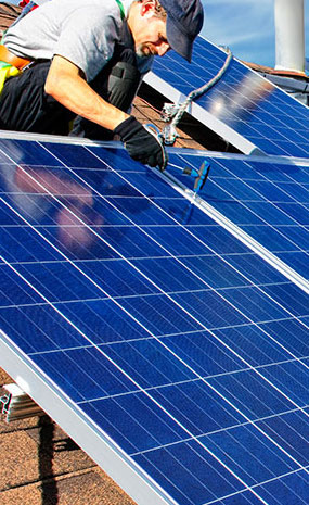 Процесс установки солнечной батареи NRG