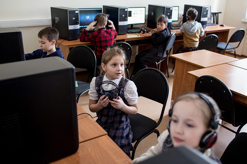 Школа с программистским уклоном для детей занимает целый этаж в офисе iSpring